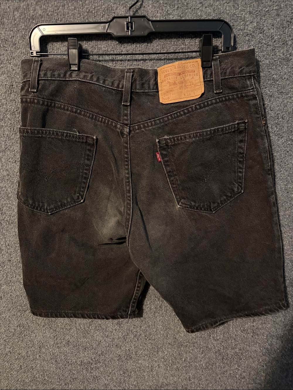 Levi's Black Men's Denim Jean Shorts